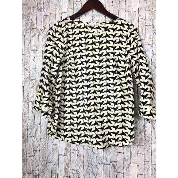 Stitch Fix Pixley Seagull Print Blouse - Picture 1 of 5